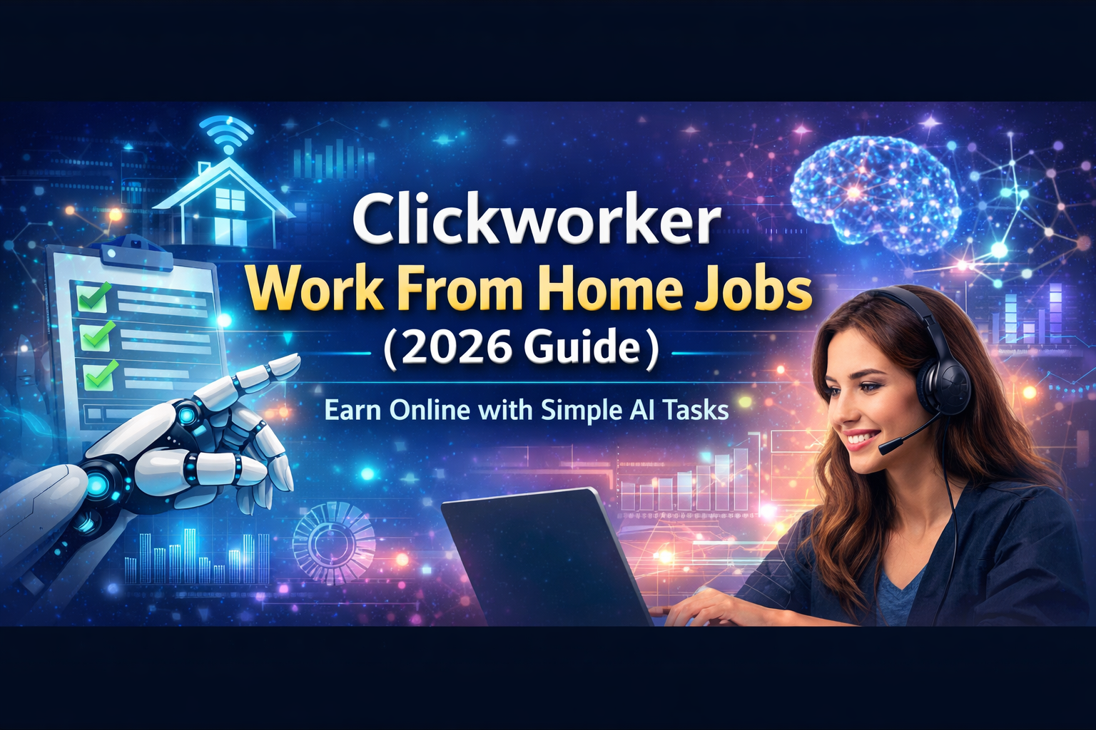 💻 Clickworker Work From Home Jobs (2026 Guide) – Earn Online with Simple AI Tasks