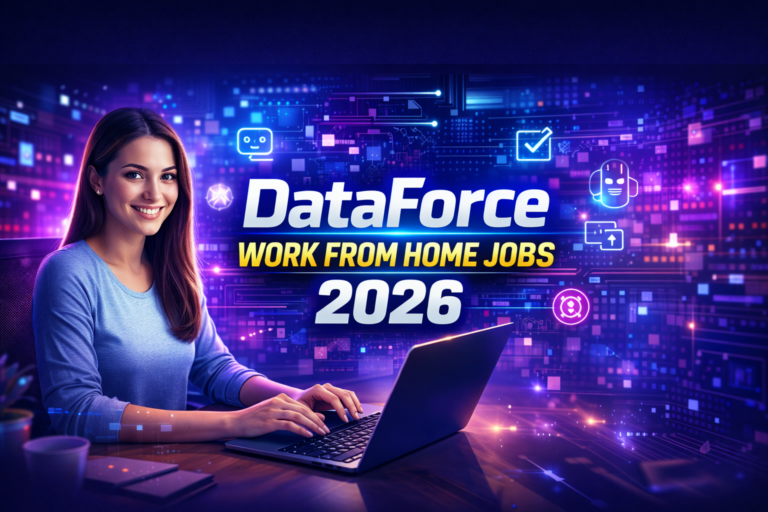 DataForce work from home jobs dashboard and remote worker earning online
