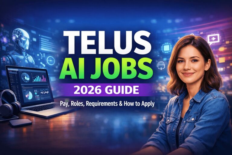 TELUS AI jobs work from home opportunities for beginners in 2026