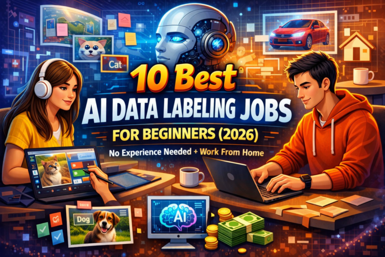 AI data labeling jobs for beginners work from home