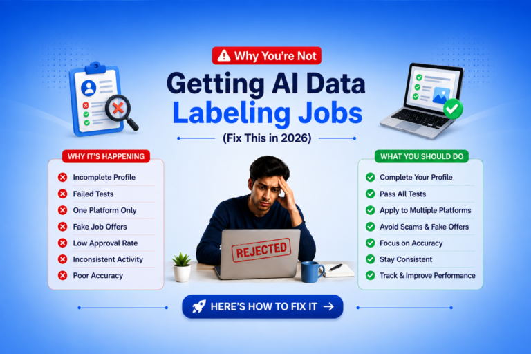 AI data labeling jobs not getting selected reasons and fixes 2026