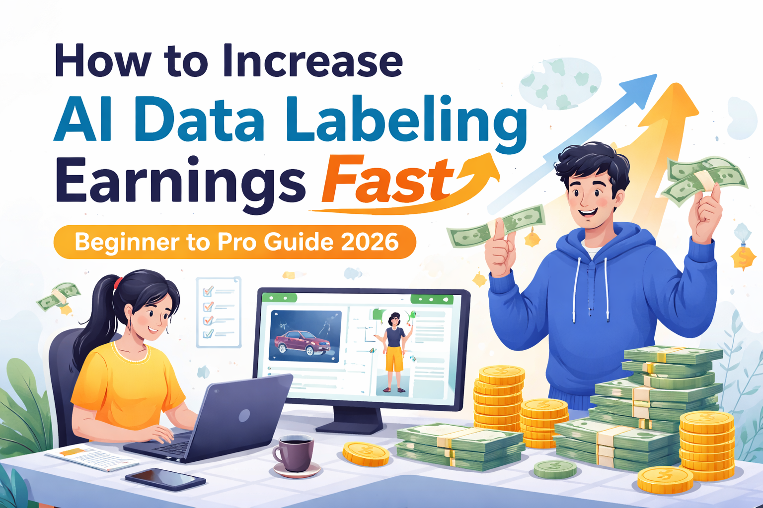 How to Increase AI Data Labeling Earnings Fast (Beginner to Pro Guide 2026)