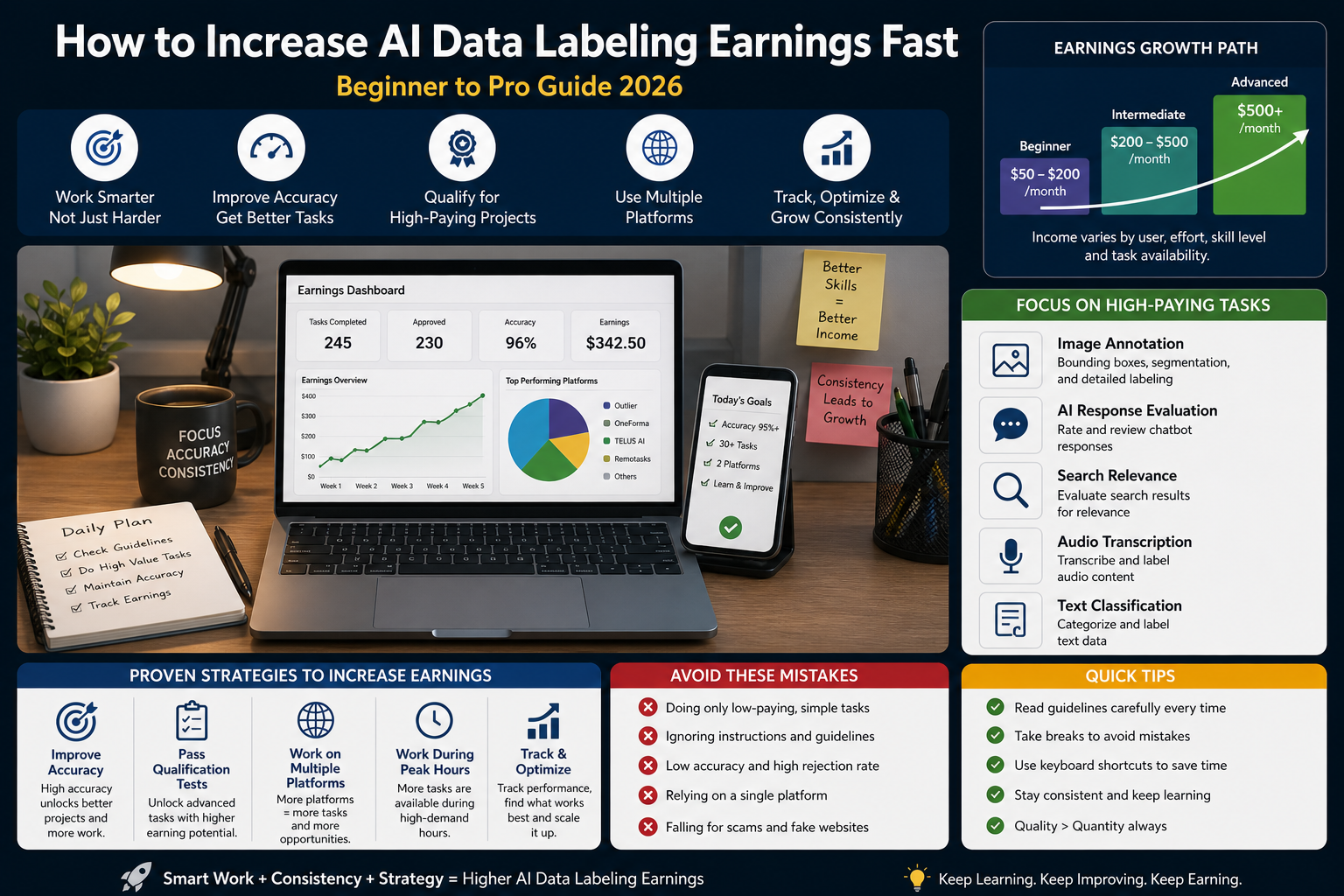 How to Increase AI Data Labeling Earnings Fast (2026 Guide)