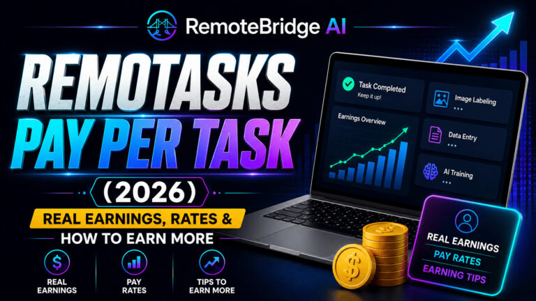 Remotasks pay per task 2026 real earnings rates and tips to earn more with online AI tasks
