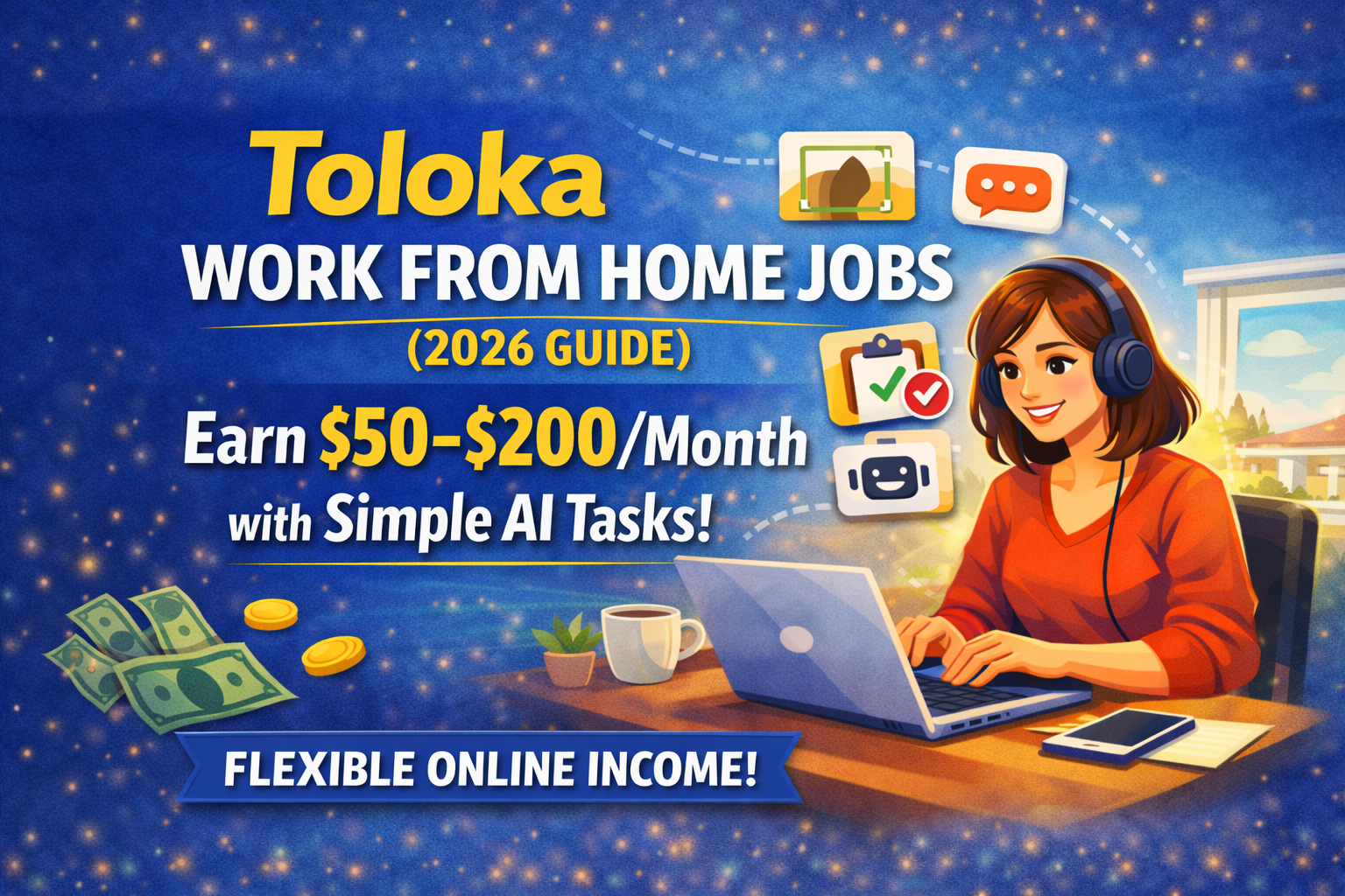 💻 Toloka Work From Home Jobs (2026 Guide) – Earn $50–$200/Month with Simple AI Tasks