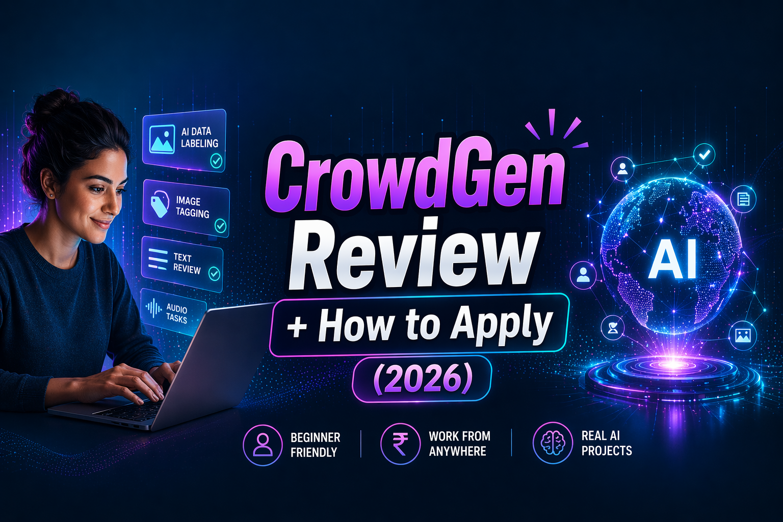 CrowdGen review and how to apply step by step guide
