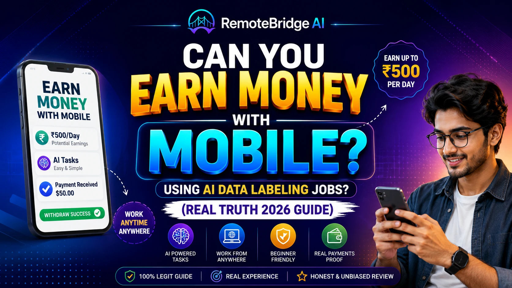 Can You Earn Money with Mobile Using AI Data Labeling Jobs? (Real Truth 2026 Guide)