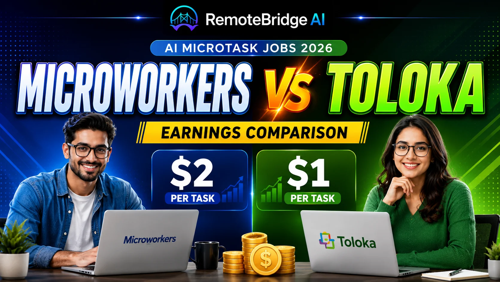 💰 Microworkers vs Toloka Earnings (2026): Which Platform Actually Pays More?