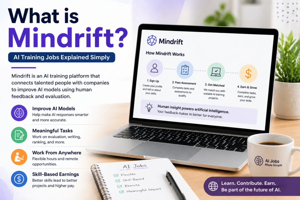 What is Mindrift AI training platform dashboard and remote AI jobs explanation