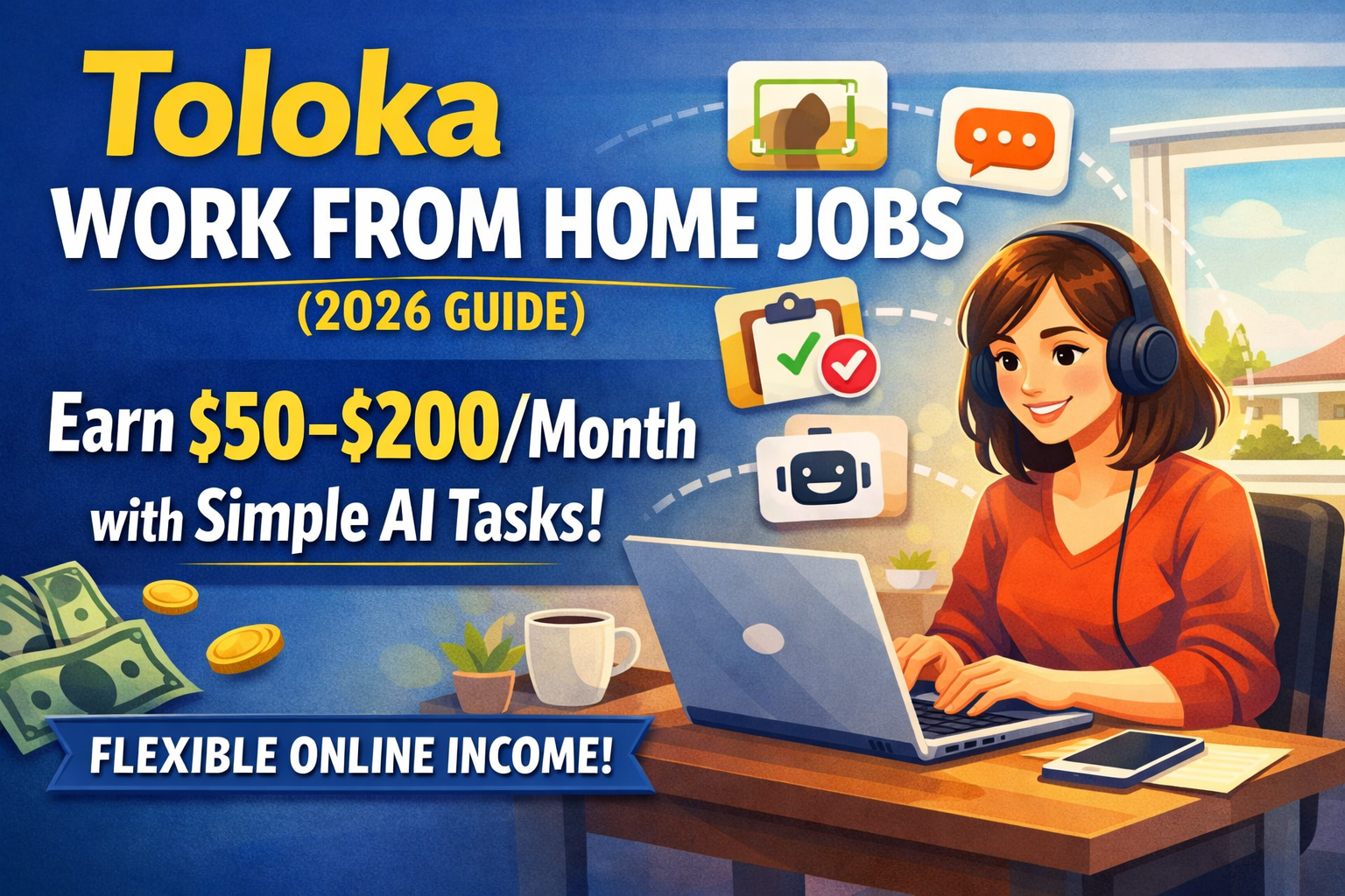 💻 Toloka Work From Home Jobs (2026 Guide) – Earn $50–$200/Month with Simple AI Tasks