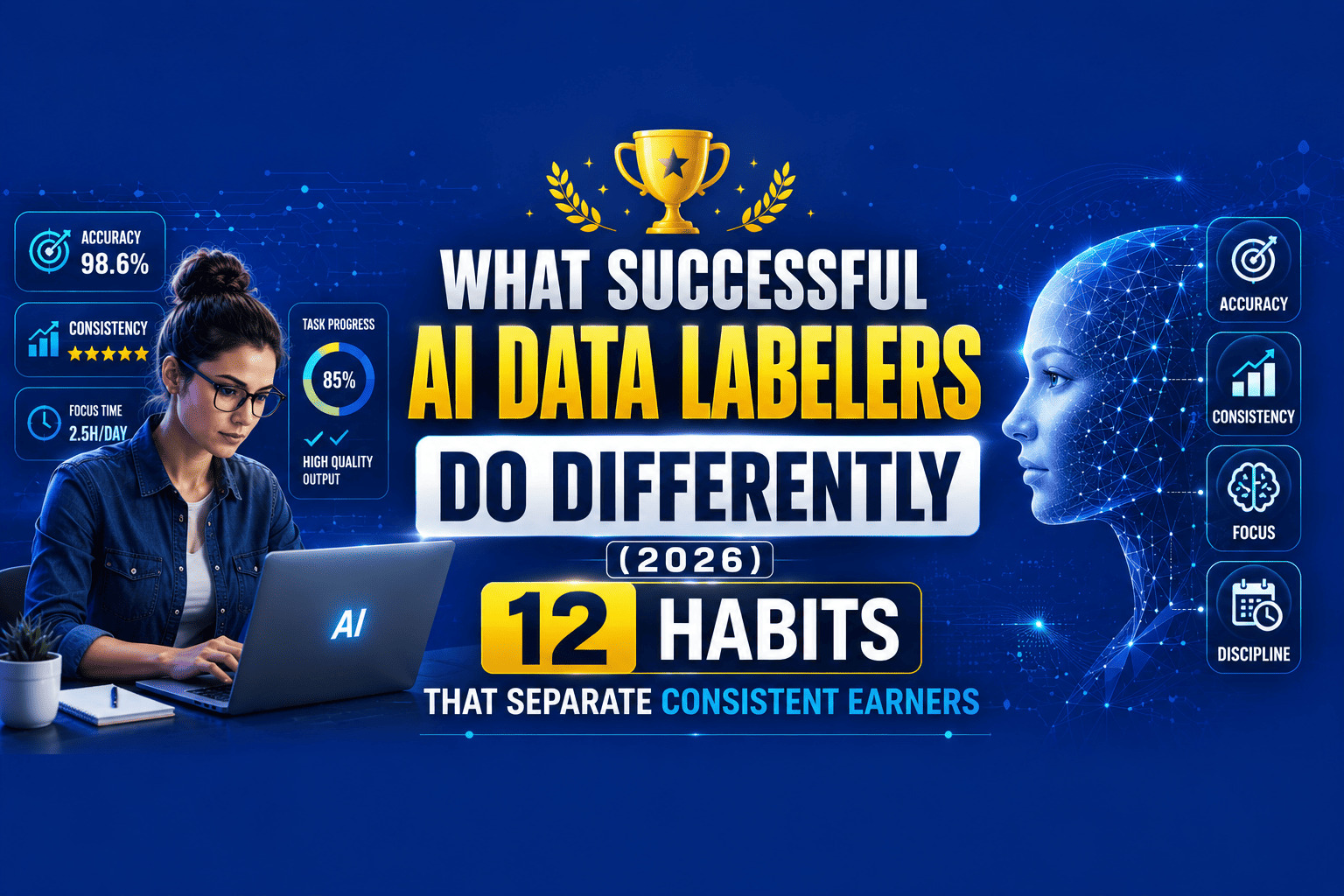🏆 What Successful AI Data Labelers Do Differently (2026): 12 Habits That Separate Consistent Earners